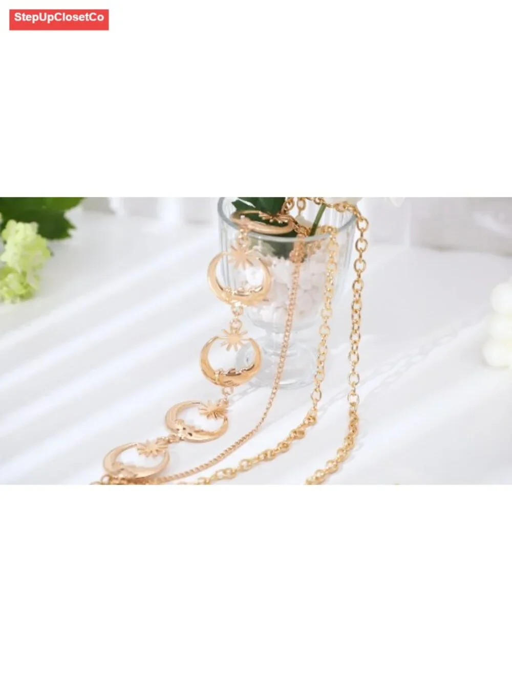 Vintage Punk Chain Waist Belt Metal Alloy Adjustable 39